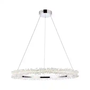 Walmart Laurel LED 34 inch Chrome pendant offer