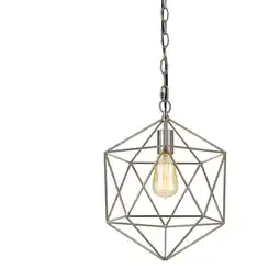 Walmart AF Lighting Bellini One-Light Chandelier in Brushed Nickel offer