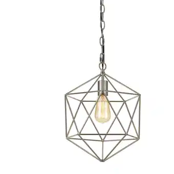 Walmart AF Lighting Bellini One-Light Chandelier in Brushed Nickel offer