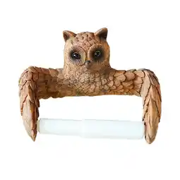 Walmart DOMELAY Creative Owl Toilet Paper Holder Cute Toilet Roll Organizer for Home Kitchen offer