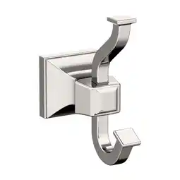 Walmart Amerock Mulholland Polished Nickel Single Prong Robe Hook offer