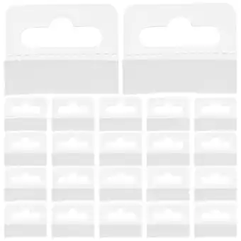 Walmart 200pcs Plastic Hooks Hanging Retail Display Hooks Sticky Hooks for Display Labels offer