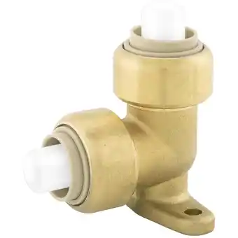 Walmart Jones Stephens C77434lf 1/2 Plumbite Push On Drop Ear 90° Elbow, Bag Of 1 - Brass offer