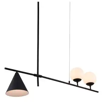 Walmart ZUO Richiza Modern 3-Light Ceiling Lamp in Black offer