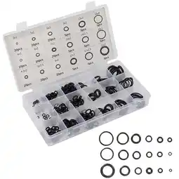 Walmart 225 Pcs Rubber O Ring Oring Seal Plumbing Garage Sealing Assort Set Kit offer