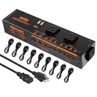 Walmart JOYO 1200W AC Power Adapter Socket 11 Port Guitar Pedal Power Supply 100mA 500mA offer