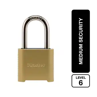 Walmart Master Lock Zinc 2in (51mm) Outdoor Combination Padlock, 2in (51mm) Shackle offer