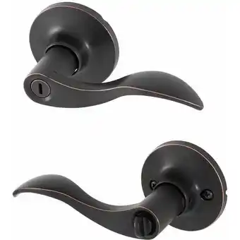 Walmart Honeywell Wave Privacy Door Lever, Oil Rubbed Bronze, 8106402 offer