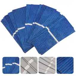 Walmart 100Pcs Mini Solar Cells DIY Solar Panels Polycrystalline Battery Charger (Blue) offer