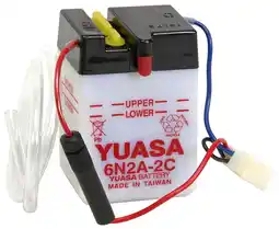 Walmart Yuasa Battery YUAM262AC Conventional 6V Battery - 6N2A-2C offer