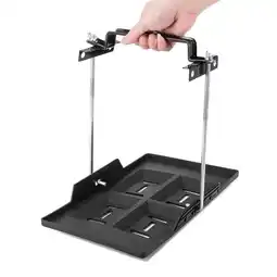 Walmart 9inch Screw Rod Car Battery Tray Holder + Adjustable Hold Down Clamp Bracket Kit offer