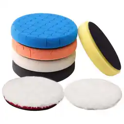 Walmart Buffing Polishing Pads, 7Pc 5.5 Inch Face for 5Inch 125mm Backing Plate Buffing Sponge Pads Cut 1422 offer