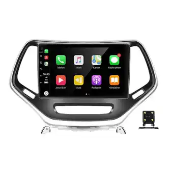 Walmart iSpchen Car In-Dash Unit 10 Inch Android 11 for Jeep Cherokee 2015-2018 with Bluetooth offer