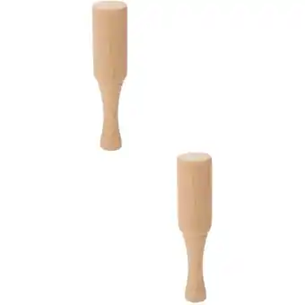 Walmart 2 Pack Wooden Hammer Practical Mallet Home Tools Puzzle Toys Seafood Installation offer