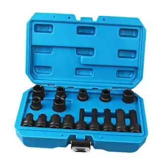 Walmart yotijar 16 Pieces Brake Caliper Socket 1/2 Drive Bit Drive Socket Wrench Brake Tool offer