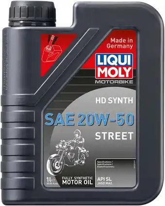 Walmart Liqui Moly Oil HD Synthetic 20W50 1L 20100 offer