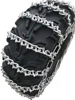 Walmart Tirechain 25 X 8 X 11, 25 8 11 Atv Utv 2 Link V Bar Tire Chains Set Of 2 offer