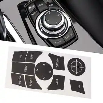 Walmart iDrive Button Repair Decal Sticker for BMW F30 F31 F34 E90 E92 E93 2009-2015 offer