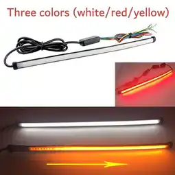 Walmart Motorcycle LED Flowing Lights Strip Sequential Switchback Tail Brake Turn Signal offer