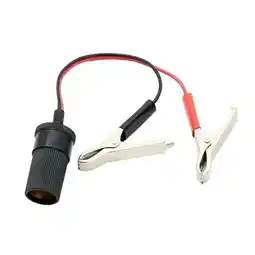 Walmart 12V Car Cigarette Lighter Female Socket to Battery Clip All B1X0 Crocodile O3A2 offer