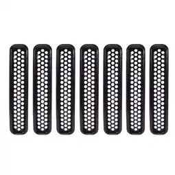 Walmart Honeycomb Mesh Front Grill Inserts Kit for 1997-2006 Jeep Wrangler TJ & Unlimited - (7PCS) offer