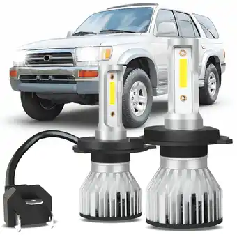 Walmart For Toyota 4Runner 1996-2002 Hi-Lo Dual Beam Headlight Bulbs LED Lamp 2pcs offer