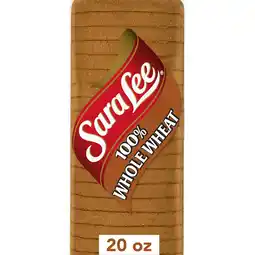 Walmart Sara Lee Whole Wheat Bread, 20 oz, Wheat Bread, Bag offer