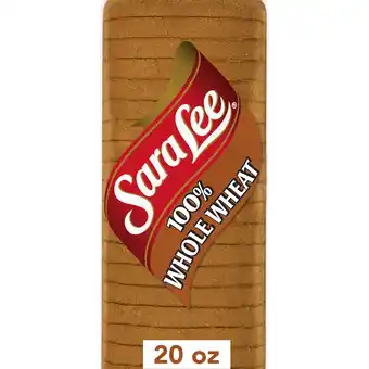 Walmart Sara Lee Whole Wheat Bread, 20 oz, Wheat Bread, Bag offer