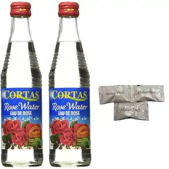 Walmart Cortas Premium Rose Water 10 oz - Pack 2 offer