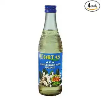 Walmart Cortas Orange Blossom Water, 10-Ounce Bottles (Pack of 4) offer