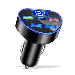 Walmart Car Charger 5 Ports Fast Charging PD QC3.0 USB C 3.1A Type C Car Adapter Ne L5K2 offer