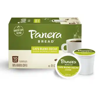 Walmart Panera Bread Decaf Roast Coffee, 10 Count Single-Serve Pods offer