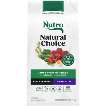 Walmart Nutro Natural Choice Small Bites Adult Dry Dog Food, Lamb And Brown Rice Recipe, 5 Lbs offer