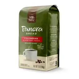 Walmart Panera Bread Colombian Medium Roast Ground Coffee, 100% Arabica Coffee, Bagged 12oz offer