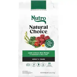 Walmart Nutro Natural Choice Adult Dry Dog Food, Lamb And Brown Rice Recipe, 5 Lbs offer