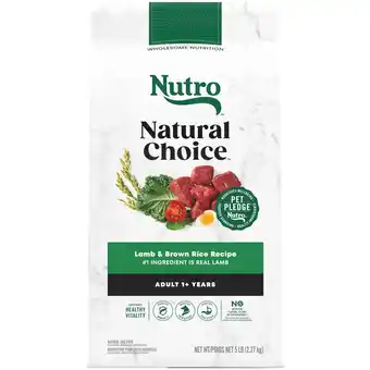 Walmart Nutro Natural Choice Adult Dry Dog Food, Lamb And Brown Rice Recipe, 5 Lbs offer