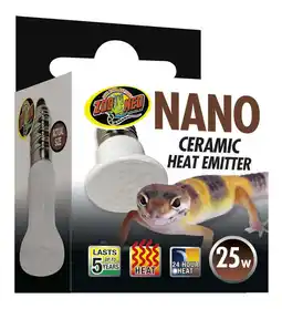 Walmart Zoo Med Laboratories 25 Watt Nano Ceramic Heat Emitter offer