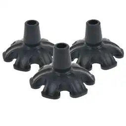 Walmart 3 PCS 3/4 Slip Universal Rubber Replacement Cane Walk Stick offer