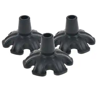 Walmart 3 PCS 3/4 Slip Universal Rubber Replacement Cane Walk Stick offer