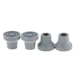 Walmart EHJRE 2x4pcs Anti-skid Stable Shock Absorb End Crutch Cane Tips 13mm , Gray, 2 Pcs offer