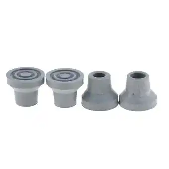 Walmart EHJRE 2x4pcs Anti-skid Stable Shock Absorb End Crutch Cane Tips 13mm , Gray, 2 Pcs offer