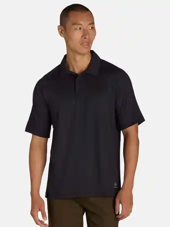 Walmart Wolverine Men's UPF Work Polo Shirt with Short Sleeves, Sizes S-XXL offer