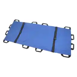 Walmart Durable Blue Foldable Canvas Stretcher Litter Patient Transfer System Tool offer