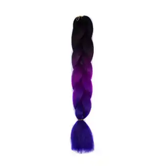 Walmart potrochi Deals 1PC New Fashion Womens Gradient Long Braid Wavy Party Wigs offer