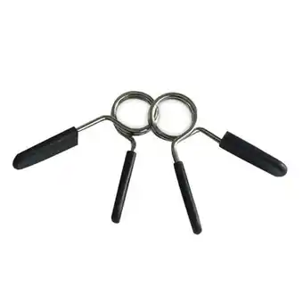 Walmart yelldesk Deals 2Pcs 25mm Barbell Gym Weight Bar Dumbbell Lock Clamp Spring Collar Clips offer