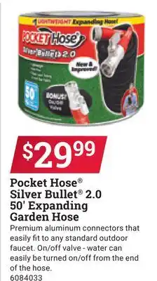 Ace Hardware Pocket Hose Silver Bullet 2.0 50 Expanding Garden Hose offer