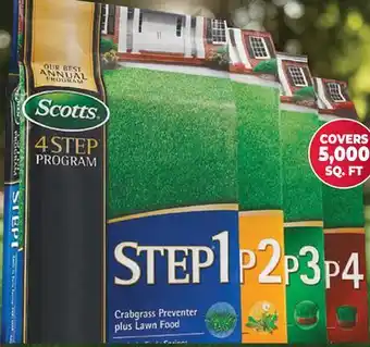 Ace Hardware Scotts 4 Step Annual Lawn Food Program offer