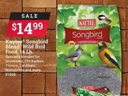 Ace Hardware Kaytee Songbird Blend Wild Bird Food, 14 Lb offer