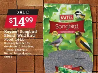 Ace Hardware Kaytee Songbird Blend Wild Bird Food, 14 Lb offer