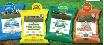 Ace Hardware Jonathan Green 4 Step Veri-Green Annual Lawn Food Program offer